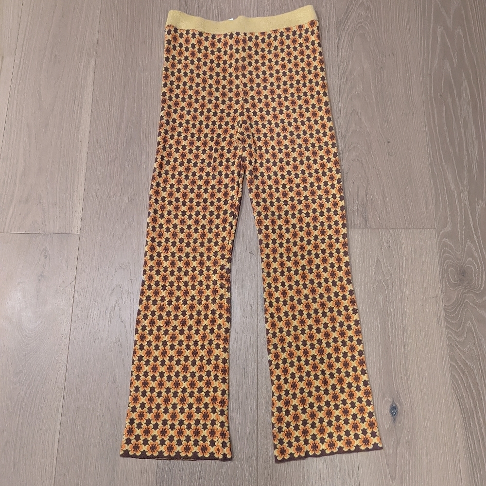 Fall Print Knit Pants - Picture 3 of 6